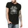 Marškinėliai Queen. Herbas Marškinėliai Queen. Herbas